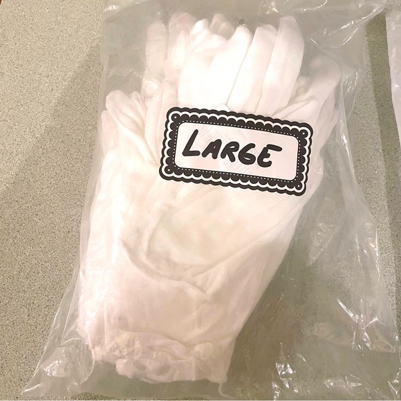 15 pairs of white cotton gloves - Picture 3 of 3